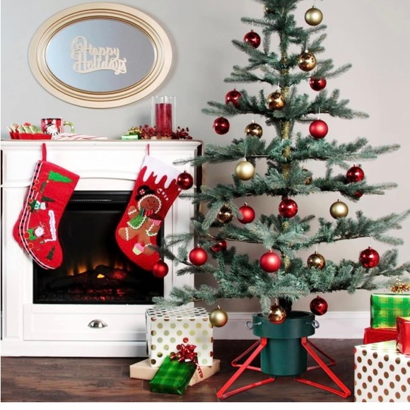 Metal Christmas Tree Stand, Adjustable Christmas Tree Stand for Real Tree, - Picture 3 of 4